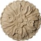 Ekena Millwork 4 1/2"W x 4 1/2"H x 5/8"P Small Kent Floral Round Rosette, Cherry ROS04X04X01KECH - alternate 1